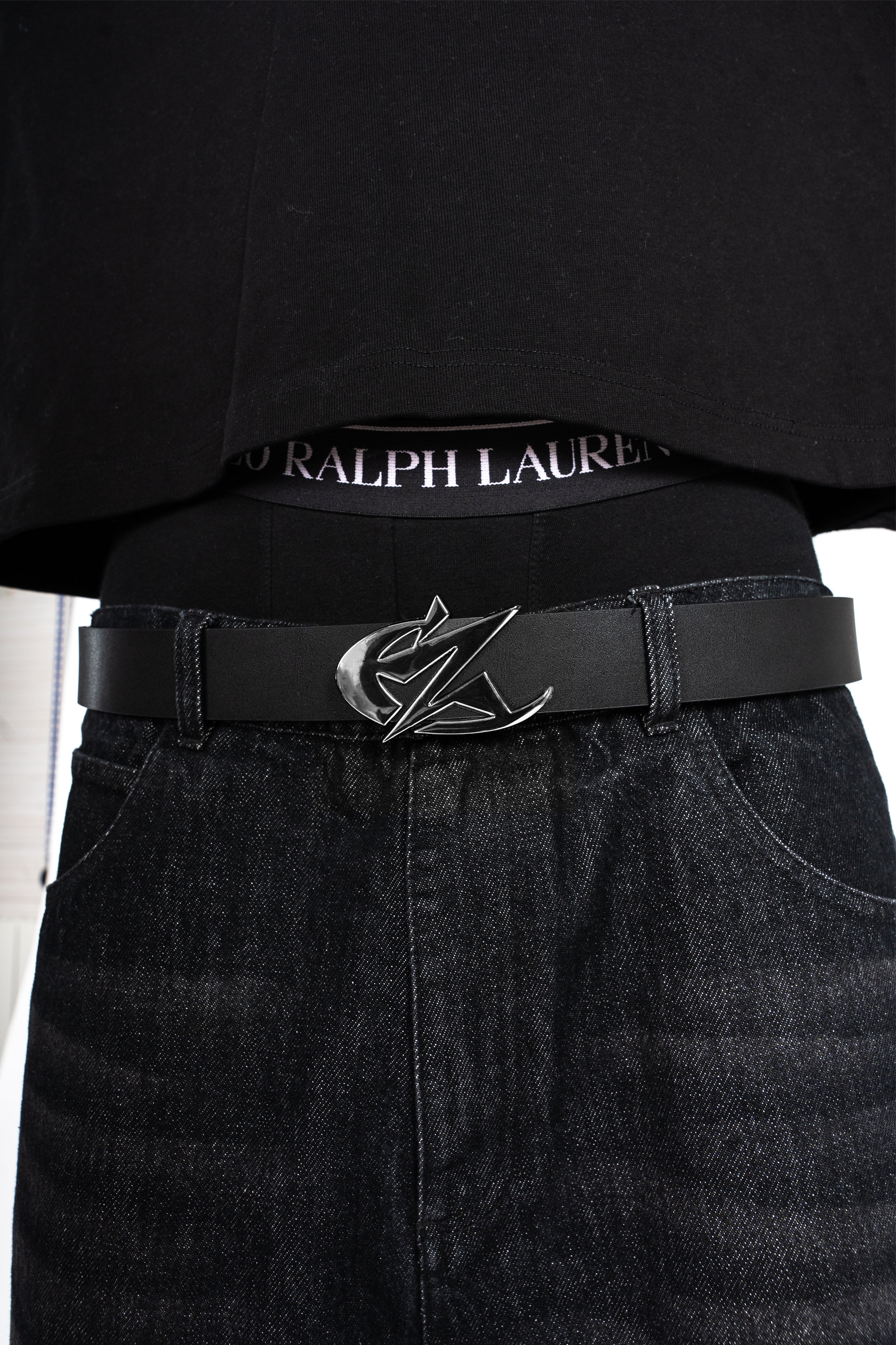 CYNIQUE LEATHER BELT